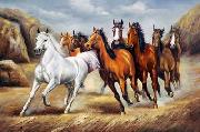 unknow artist Horses 024 oil on canvas